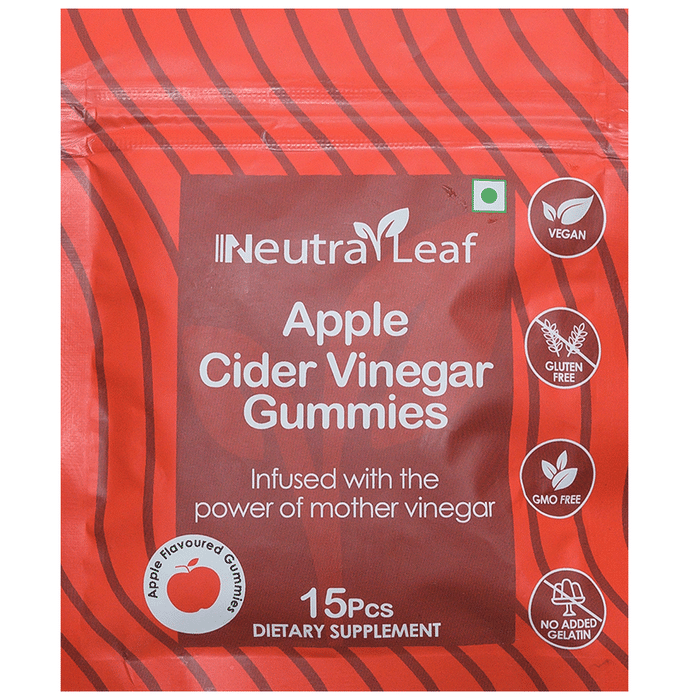NeutraLeaf Apple Cider Vinegar Gummies Infused with the Power of Mother Vinegar