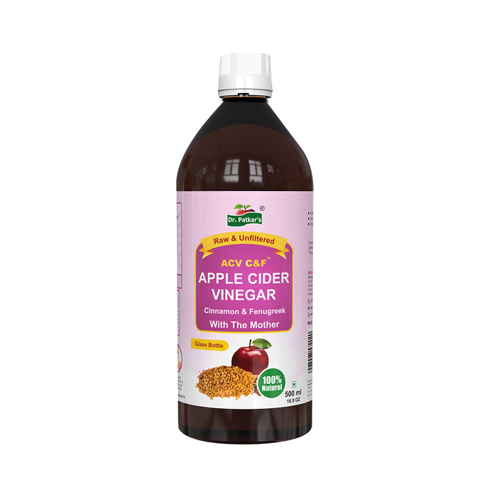 Dr. Patkar's Apple Cider Vinegar Cinnamon & Fenugreek with the Mother