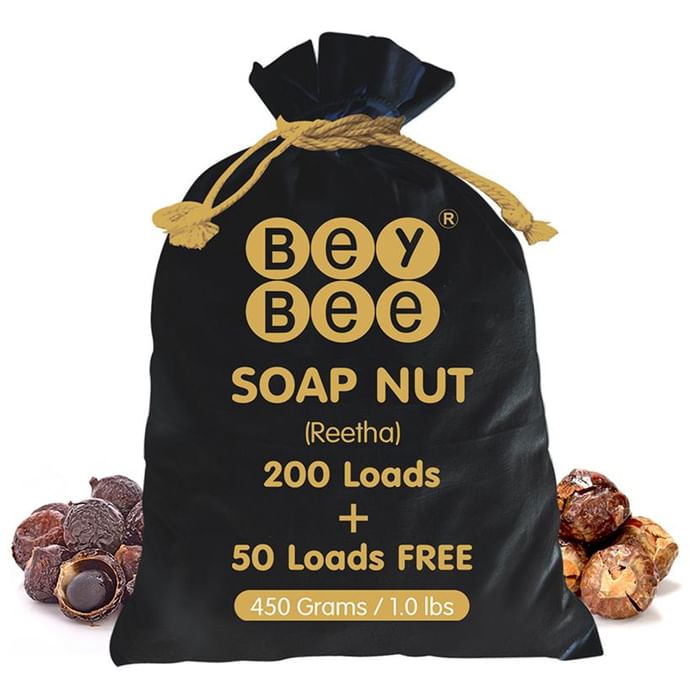 Bey Bee Organic Multipurpose Reetha Shells for Hair Wash