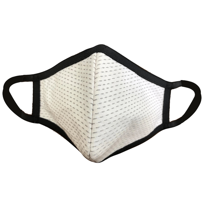 Masks4U Breatheasy Mask Black & White Kantha