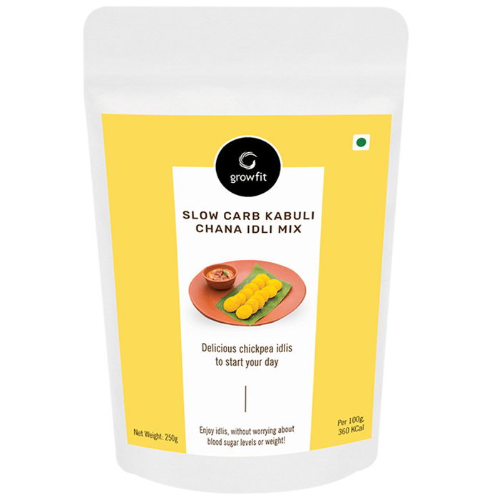Growfit Slow Carb Kabuli Chana Idli Mix Flour
