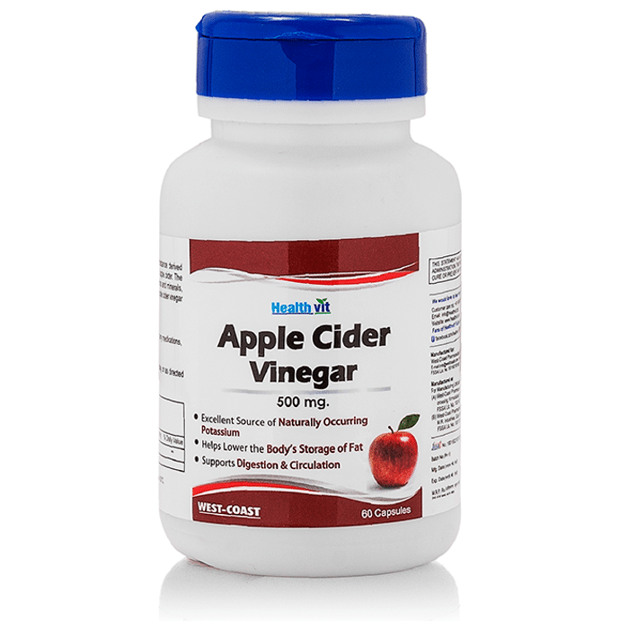 HealthVit Apple Cider Vinegar 500mg Capsule