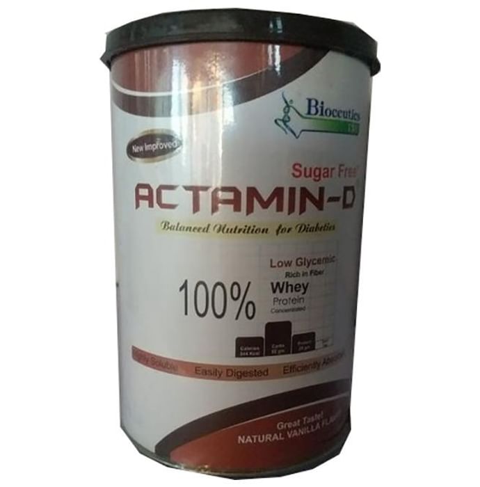 Actamin-D Sugar Free Powder Natural Vanilla