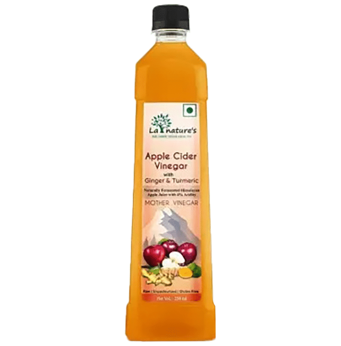 La Nature's Apple Cidder Vinegar Ginger & Turmeric