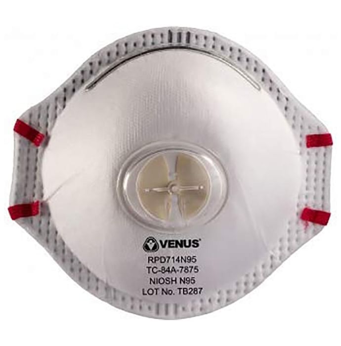 Venus RPD714N95 Style Convex Seam Mask White