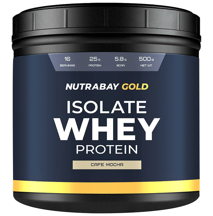 Nutrabay Gold Isolate Whey Protein Cafe Mocha