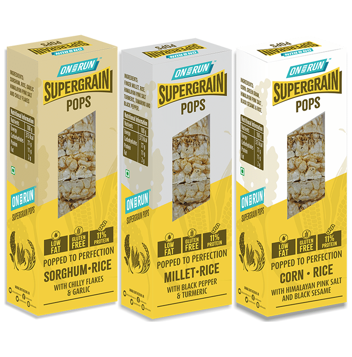 On The Run Supergrain Pops (Corn-Rice, Millet-Rice & Sorghum-Rice)