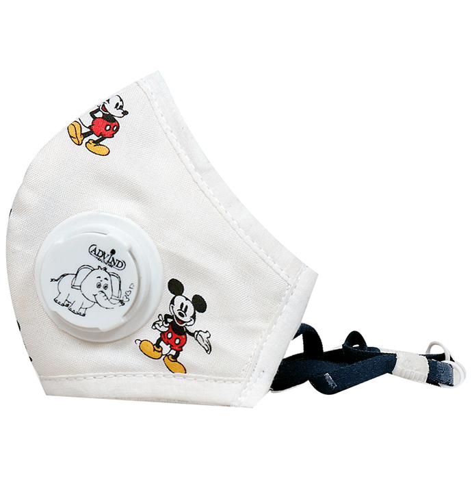 Advind Healthcare Smog Guard N95 Kids Mask with One Valve XS Mickey Mouse Design