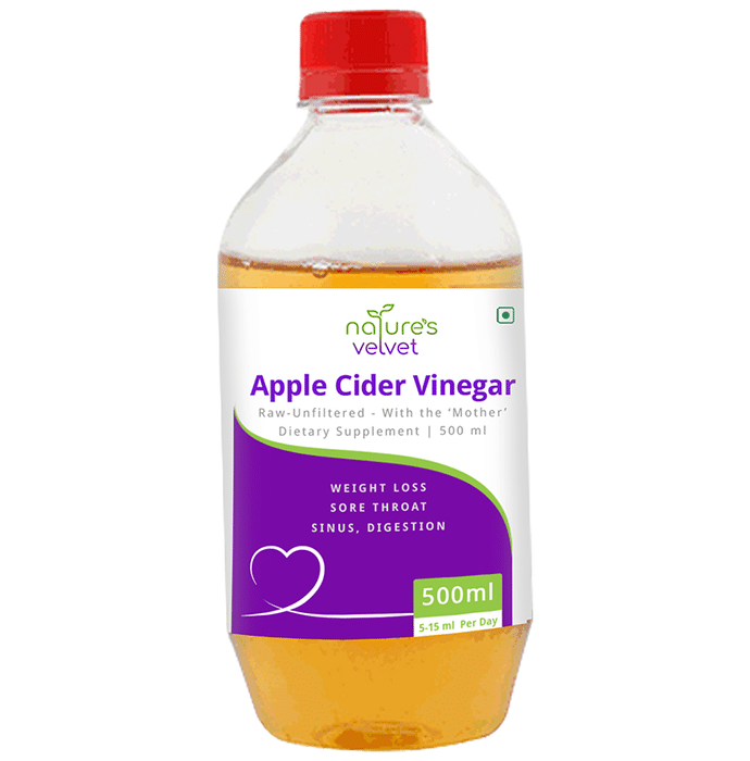 Nature's Velvet Apple Cider Vinegar with Mother of Vinegar