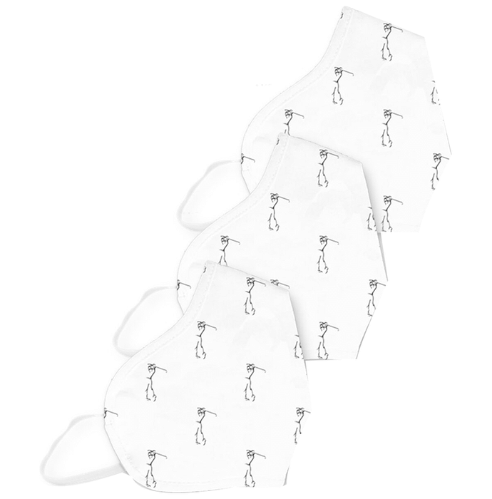 SilverPRO Cotton Mask (1 Large, 1 Medium, 1 Small) Family Golf