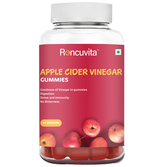 Roncuvita Apple Cider Vinegar Gummies Strawberry