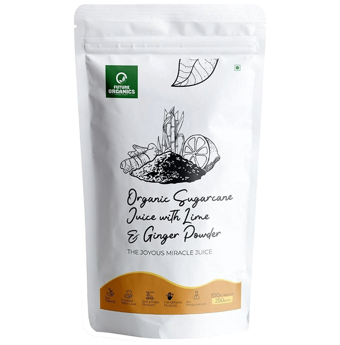 Future Organics Organic Sugarcane Juice with Lime & Ginger Powder