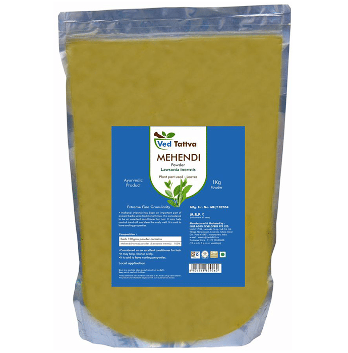 Ved Tattva Mehendi Lawsonia Inermis Powder