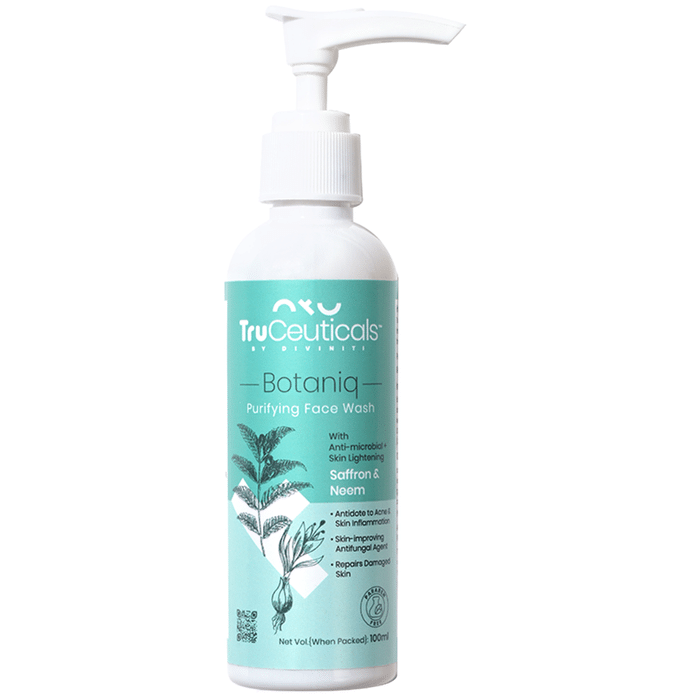 Truceuticals Botaniq Purifying Face Wash Saffron & Neem