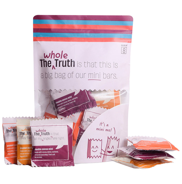 The Whole Truth Mini Protein Bar (27gm Each) The Peanut Party