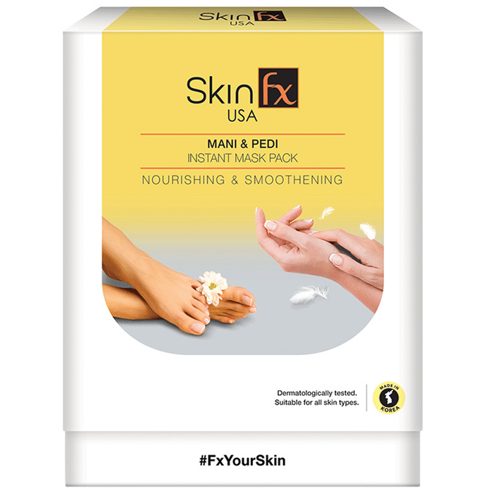 Skin Fx Mani & Pedi Instant Mask Pack Nourishing & Smoothening