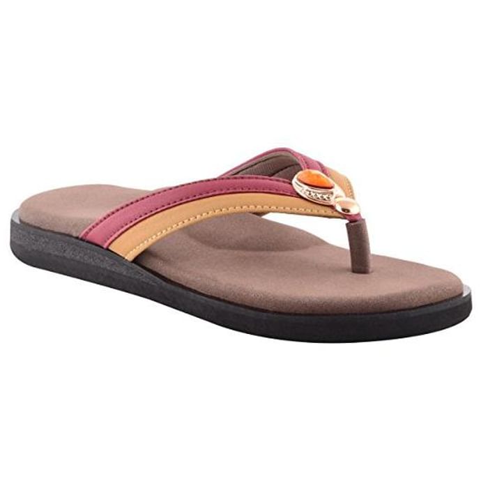 Dia One Orthopedic Sandal Rubber Sole MCP Insole Diabetic Footwear for Women Dia_52 Size 6