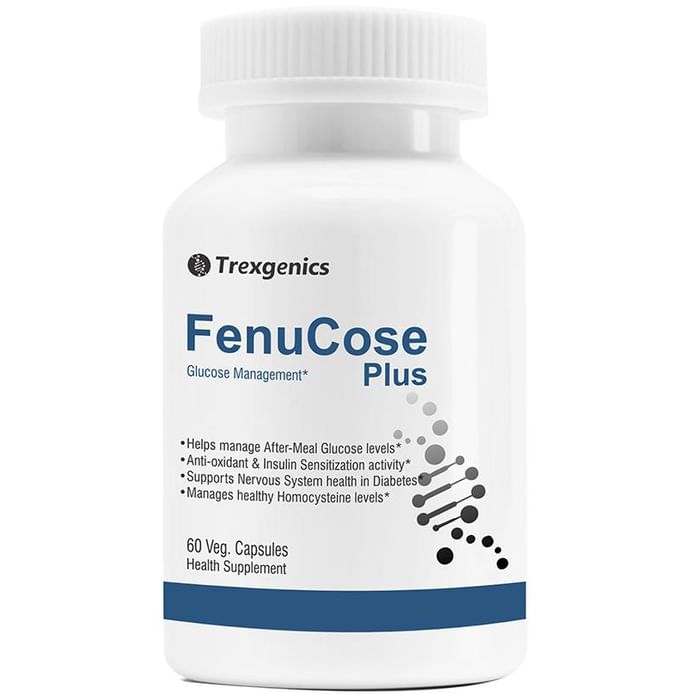 Trexgenics FenuCose Plus Diabetes Support Veg Capsules
