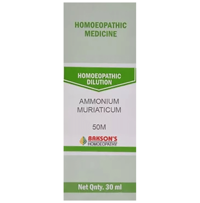 Bakson's Ammonium Muriaticum Dilution 50M
