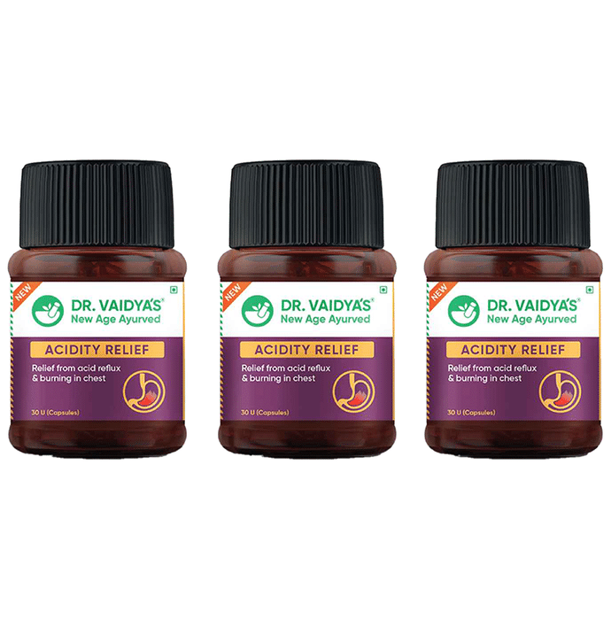 Dr. Vaidya's Acidity Relief Capsule (30 Each)