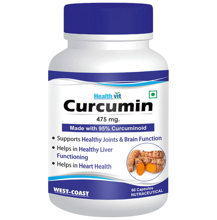 HealthVit Curcumin 475mg Capsule