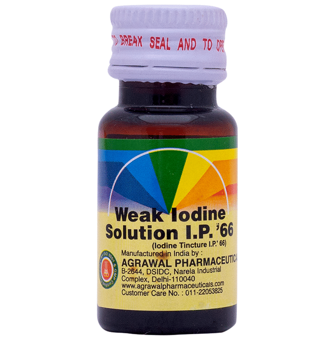 ADPL Weak Iodine Solution I.P. 66 (15ml Each)