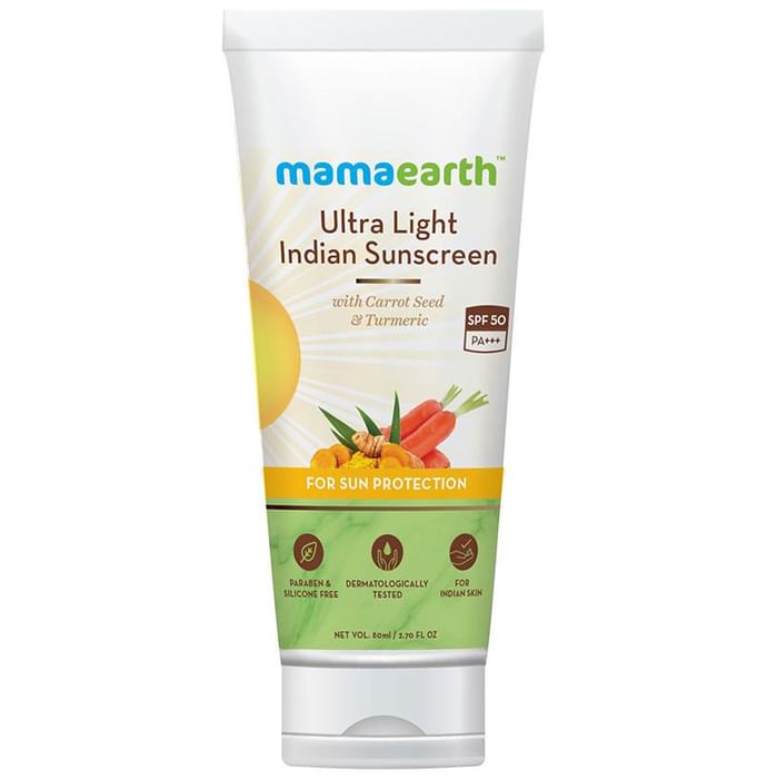 Mamaearth Indian Sunscreen Ultra Light SPF 50