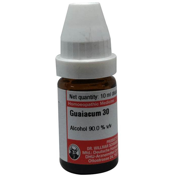 Dr Willmar Schwabe Germany Guaiacum Dilution 30