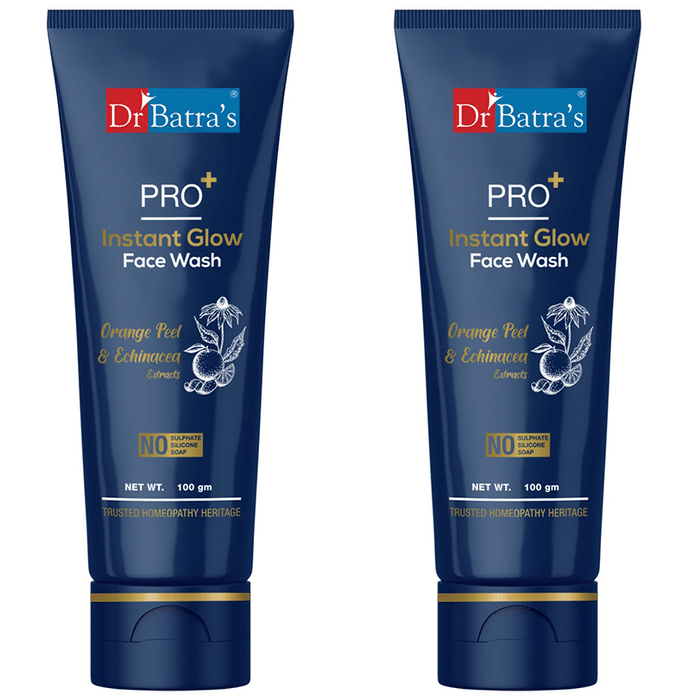 Dr Batra's Pro+ Instant Glow Face Wash (100gm Each)