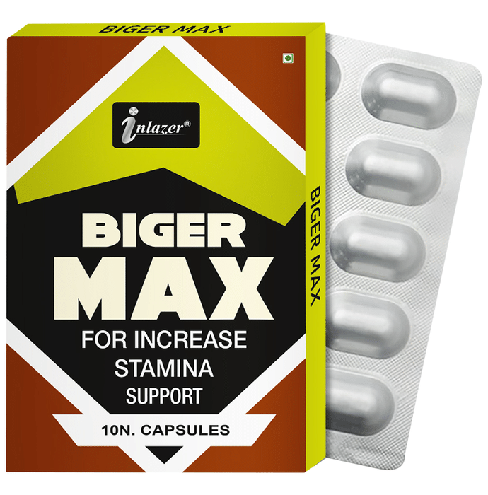 Inlazer Biger Max for Increase Stamina Support Capsule