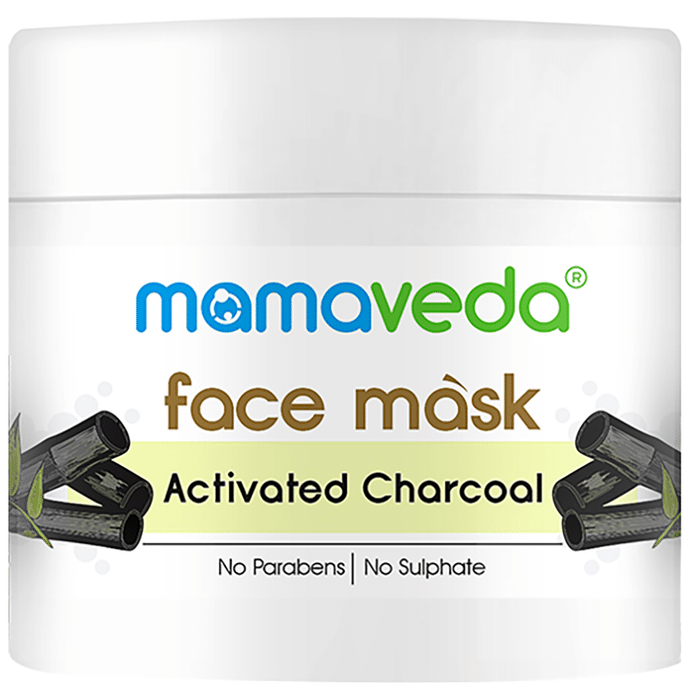 Mamaveda Activated Charcoal Face Mask (100gm Each)