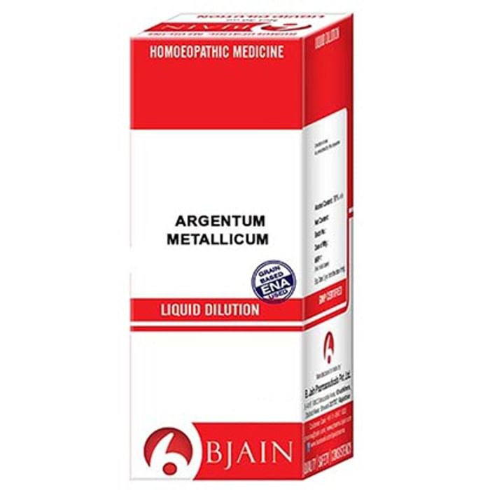 Bjain Argentum Metallicum Dilution 50M CH