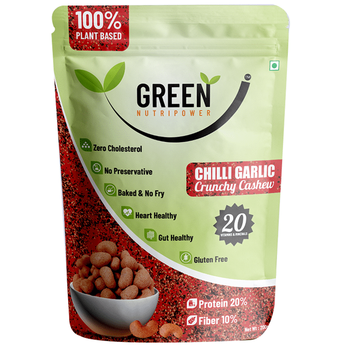 Green Nutripower Chilli Garlic Crunchy Cashew