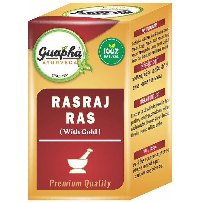 Guapha Ayurveda Rasraj Ras (with Gold)