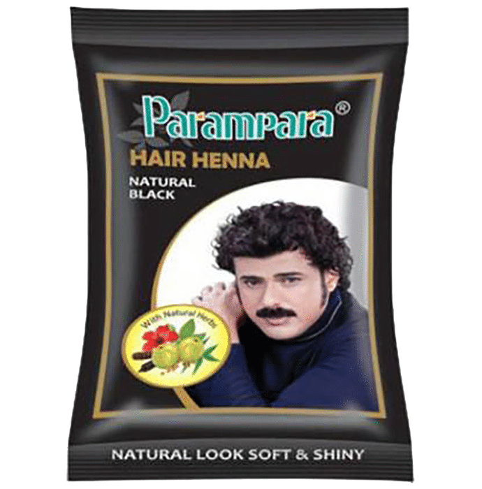 Parampara Ayurved Hair Henna (20gm Each) Natural Black