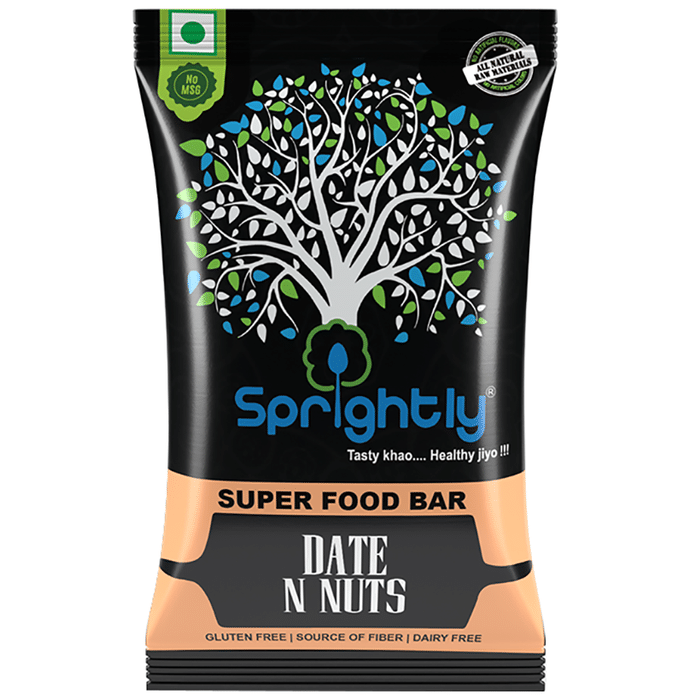 Sprightly Date N Nuts Super Food Bar