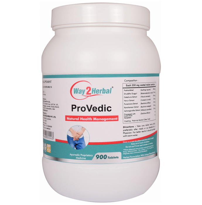 Way2Herbal Pro Vedic Natural Health Management Tablet