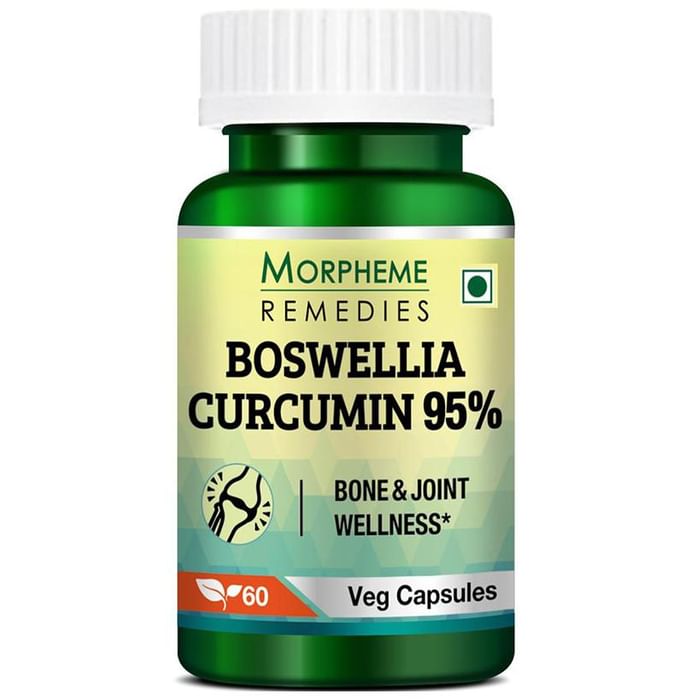 Morpheme Remedies Boswellia Curcumin 95% Veg Capsules