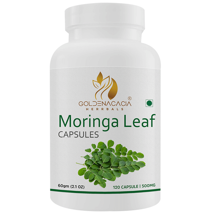 Goldenacacia Herrbals Moringa Leaf 500mg Capsule
