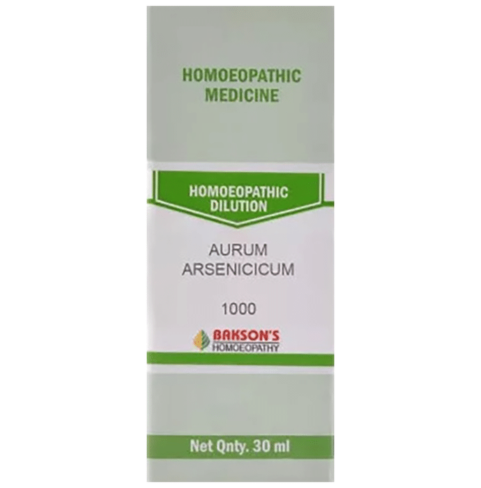 Bakson's Aurum Arsenicicum Dilution 1000 CH