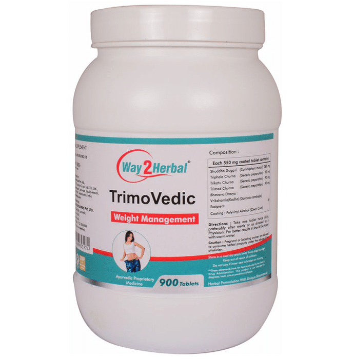 Way2Herbal Trimo Vedic Weight Management Tablet