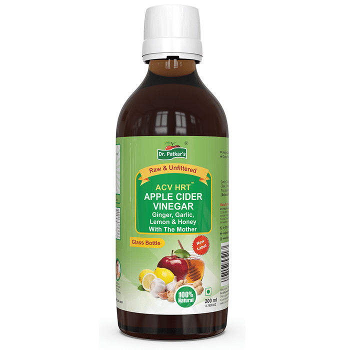 Dr. Patkar's Apple Cider Vinegar with Garlic, Ginger, Lemon and Honey