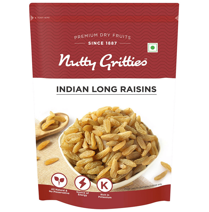 Nutty Gritties Indian Long Raisins (200gm Each)