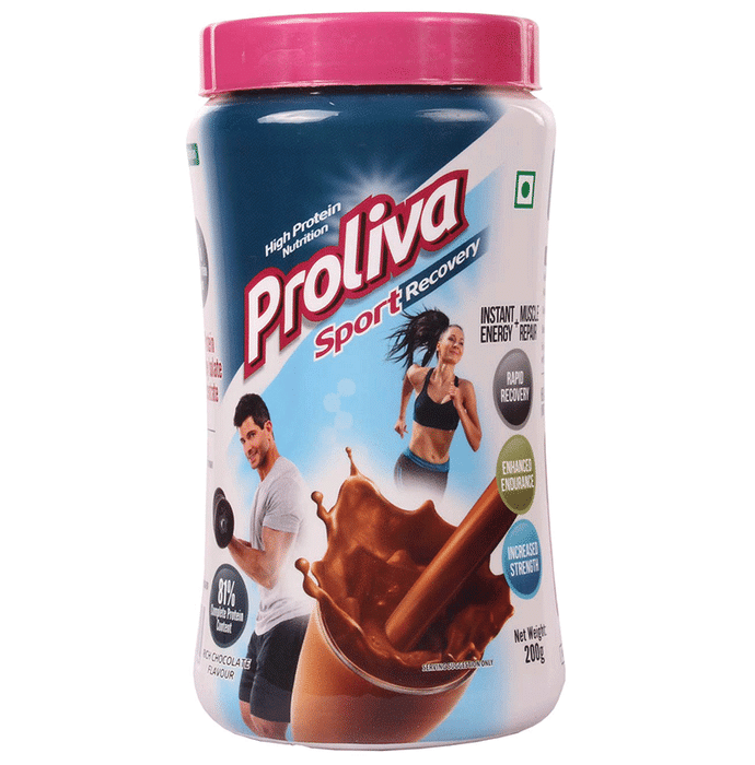 Nutrisattva Proliva Sport Recovery High Protein Powder Rich Chocolate