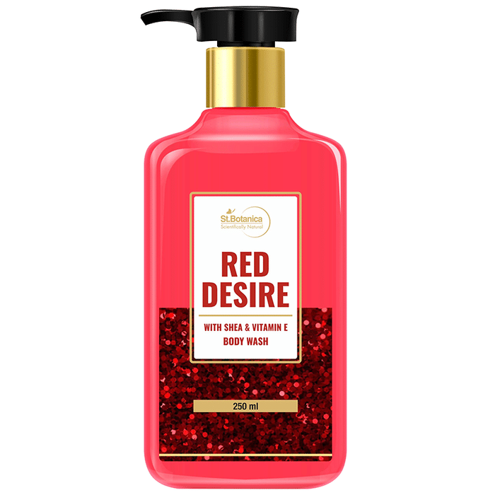 St.Botanica Red Desire with Shea & Vitamin E Body Wash