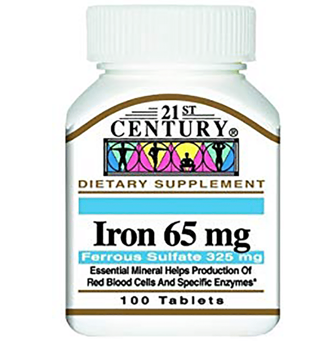 21st Century Iron 65mg Tablet