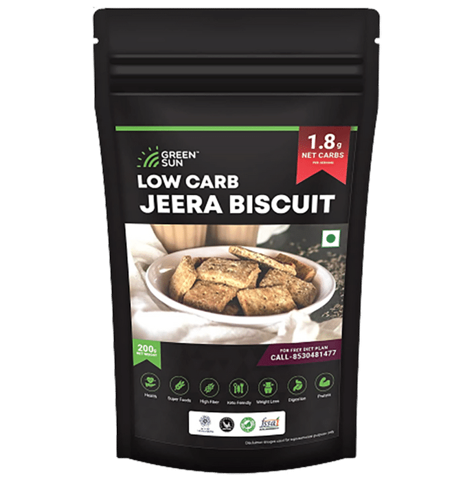 Green Sun Low Carb Jeera Biscuit