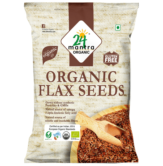 24 Mantra Organic Flax Seeds Gluten Free