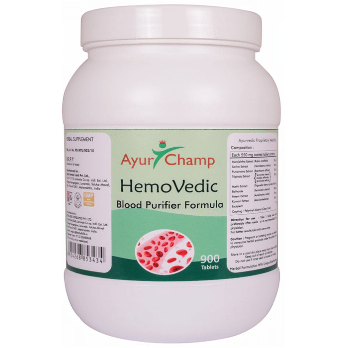 Ayur Champ Hemovedic Blood Purifier Formula Tablet