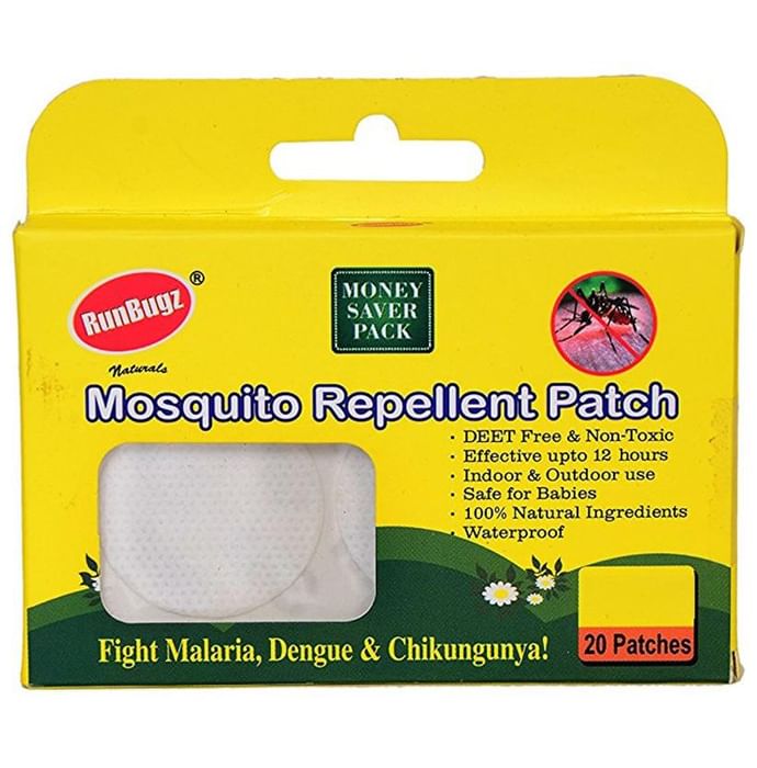 Runbugz Mosquito Repellent Patch White